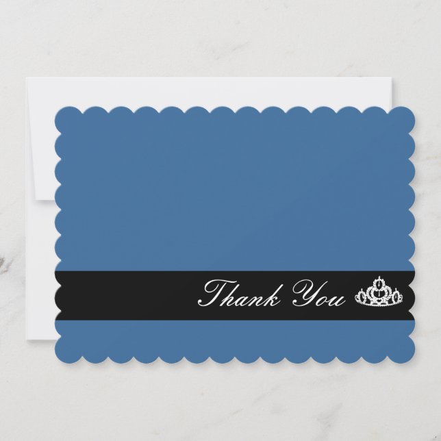 Tiara Thank You Note Card (Front)