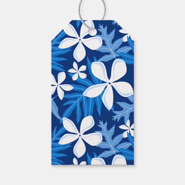 TIARE (BLUE) GIFT TAGS (Front)