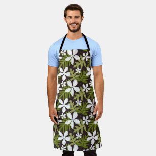 TIARE (OLIVE COMBO) APRON