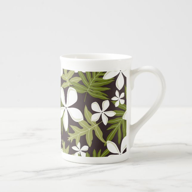 TIARE (OLIVE COMBO) BONE CHINA MUG (Right)