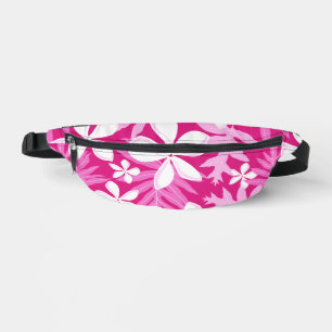 TIARE PATTERN IN PINK FANNY PACK