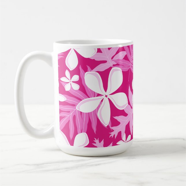TIARE (PINK) COFFEE MUG (Left)
