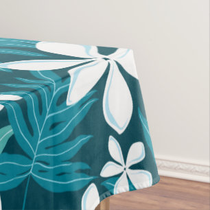 TIARE (TEAL) TABLECLOTH