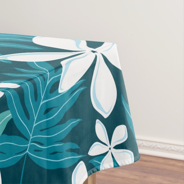 TIARE (TEAL) TABLECLOTH (In Situ)