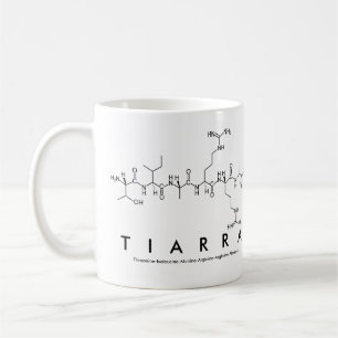 Tiarra peptide name mug