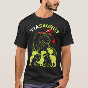 Tiasaurus Tia Tyrannosaurus Dinosaur Aunt and Uncl T-Shirt