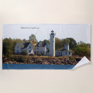 Tibbetts Point Lighthouse beach towel