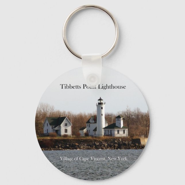Tibbetts Point Lighthouse key chain (Front)
