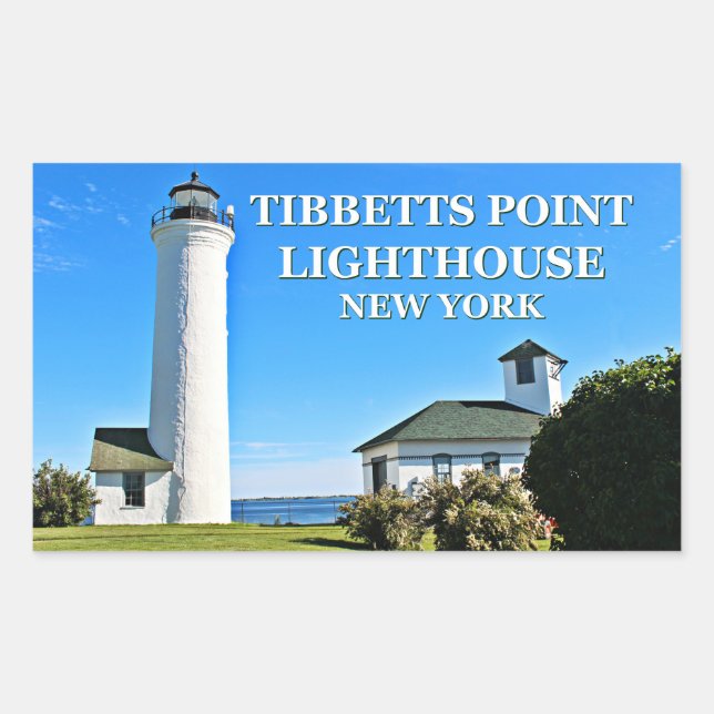 Tibbetts Point Lighthouse, New York Sticker (Front)