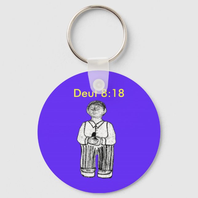 Tibbs Omalay  Deuteronomy 8:18 Keychain (Front)