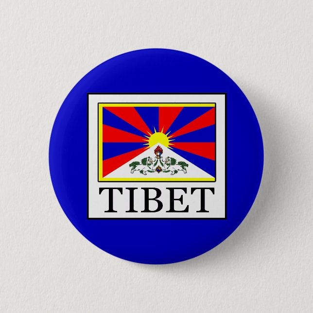 Tibet 2 Inch Round Button (Front)