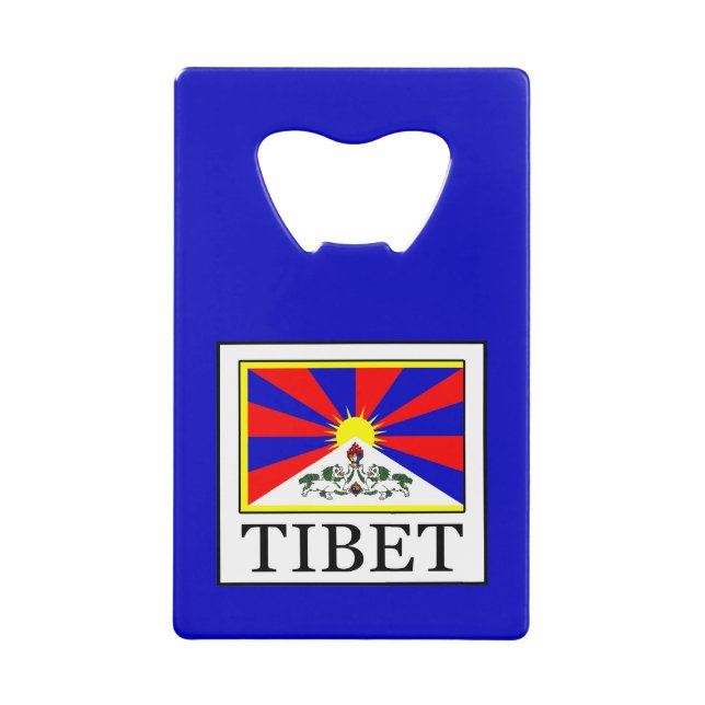 Tibet Credit Card Bottle Opener (Front)