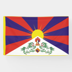 Tibet Flag Banner