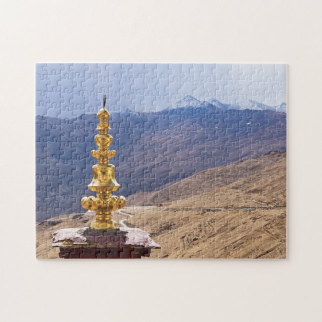 Tibet - Ganden Buddhist Monastery Jigsaw Puzzle (Horizontal)