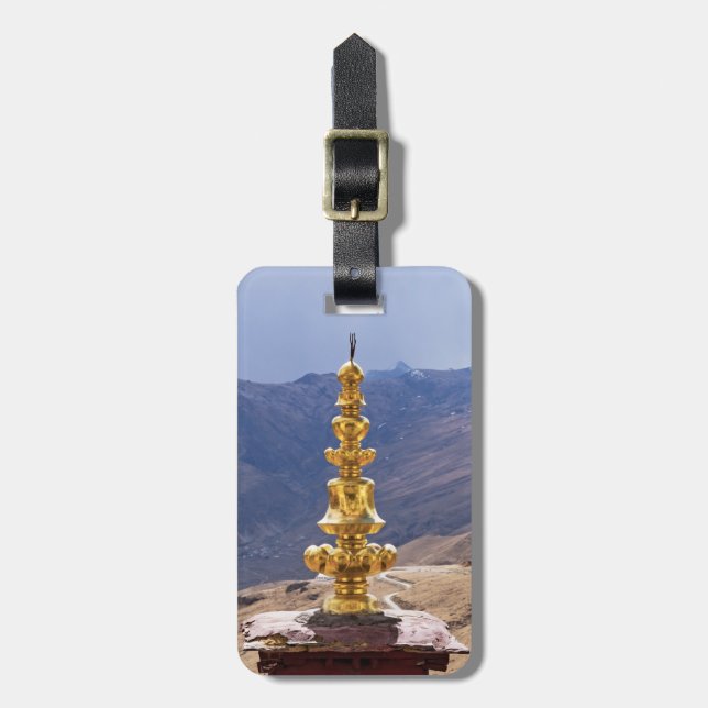 Tibet - Ganden Buddhist Monastery Luggage Tag (Front Vertical)