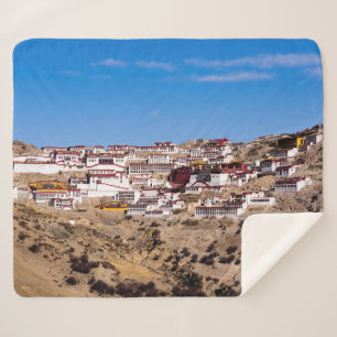 Tibet - Ganden Buddhist Monastery Sherpa Blanket