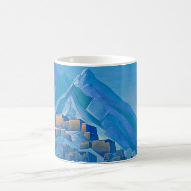 Tibet, Himalayas, 1933 by Nicholas Roerich Coffee Mug (Center)