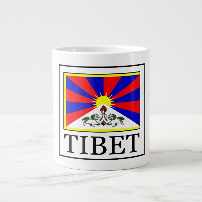Tibet Large Coffee Mug (Front)