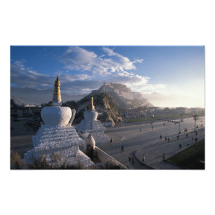 Tibet - Lhasa. Potala at sunrise Photo Print
