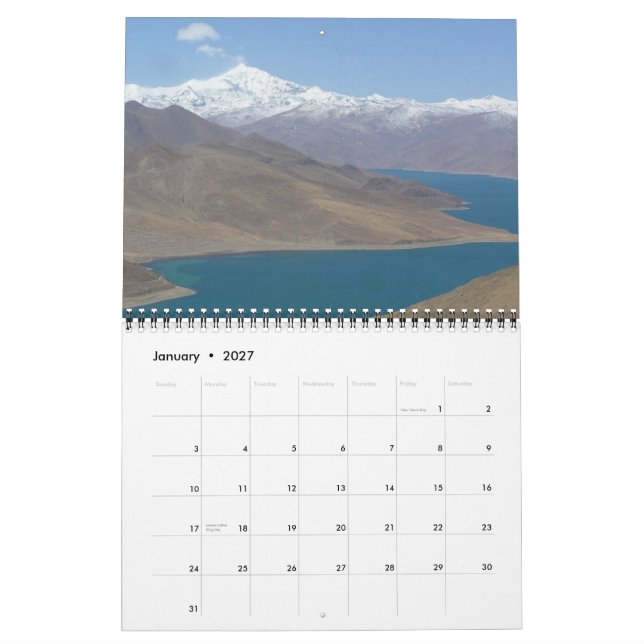 Tibet Photo Calendar 2014 (Jan 2027)