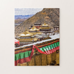 Tibet, Shigatse - Tashilumpo Monastery Jigsaw Puzzle