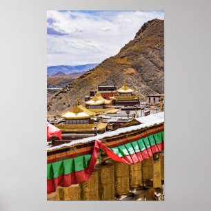 Tibet, Shigatse - Tashilumpo Monastery Poster