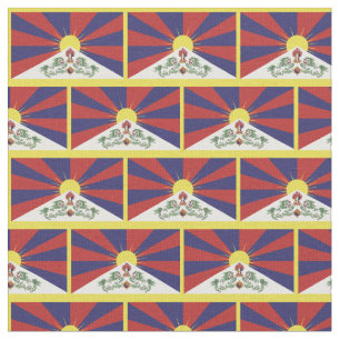 Tibet & Tibetan Flag Fabric fashion / Himalayas