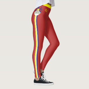 Tibet & Tibetan Flag fashion, travel/sport fans Le Leggings