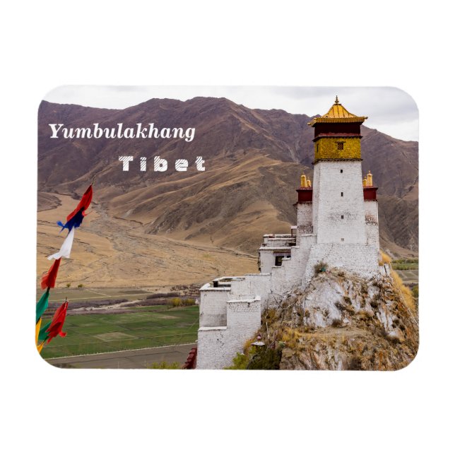 Tibet - Yumbulakhang Palace Magnet (Horizontal)