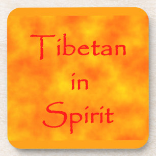 Tibétain en dessous de verre Spirit-liège