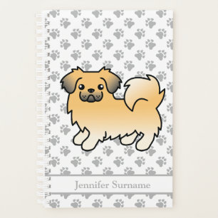 Tibétain Spaniel Fawn Sable Chien de Dessin Animé