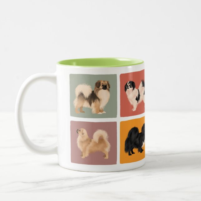 Tibétain Spaniel Mug Tibbie Style (Gauche)