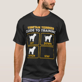 Tibétain Terrier T-Shirt Funny Guide De Formation