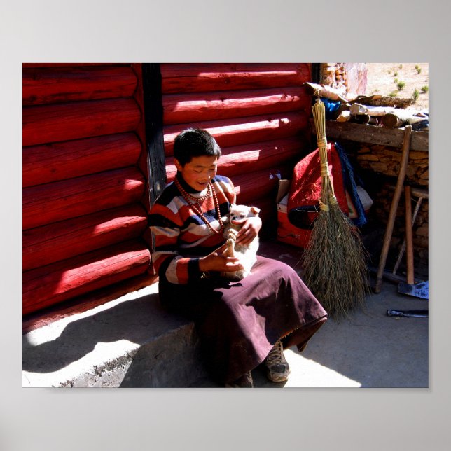 Tibetan Boy Poster (Front)