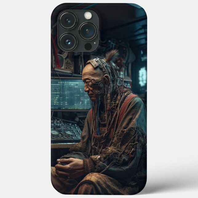 Tibetan Cyberpunk Case-Mate iPhone Case (Back)