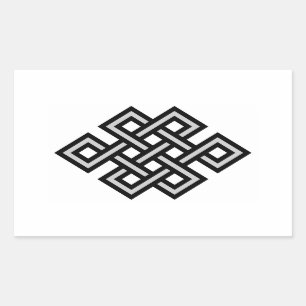 Tibetan eternity knot infinity endless symbol reli sticker