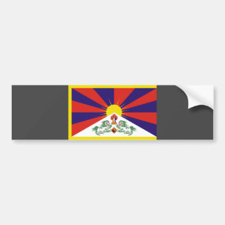 Tibetan Flag Bumper Sticker