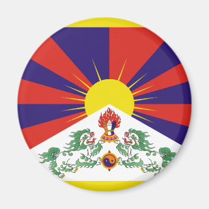 Tibetan Flag Magnet