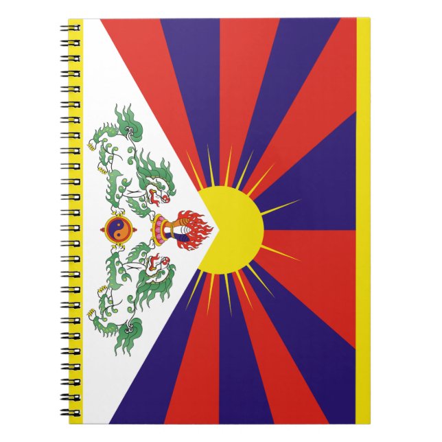 Tibetan Flag Notebook (Front)