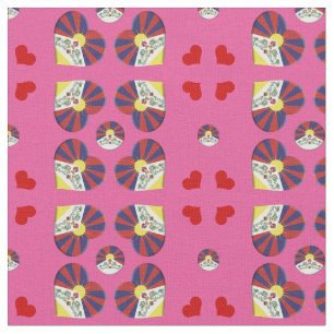 Tibetan Flag & Tibet Heart fashion Fabric