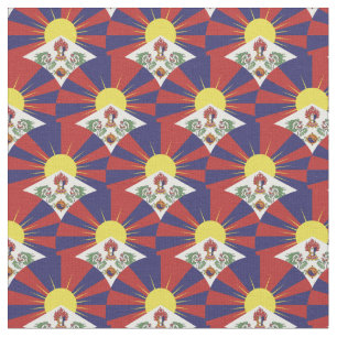 Tibetan Flag & Tibet Trendy Fabric /Dharma fashion