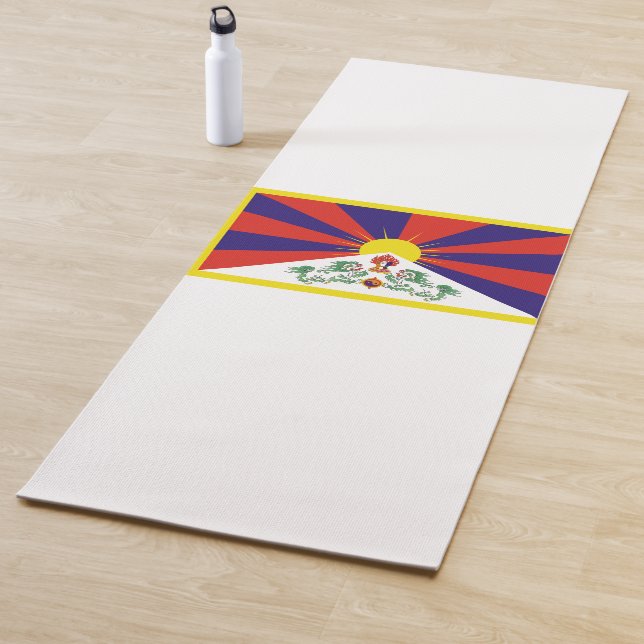 Tibetan Flag (Tibet) Yoga Mat (In Situ)