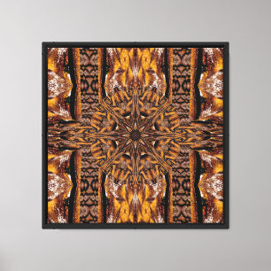 Tibetan Golden Lotus 8 Canvas Print