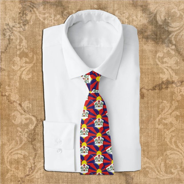 Tibetan Hearts & Tibetan Flag / Tibet Tie (Creator Uploaded)