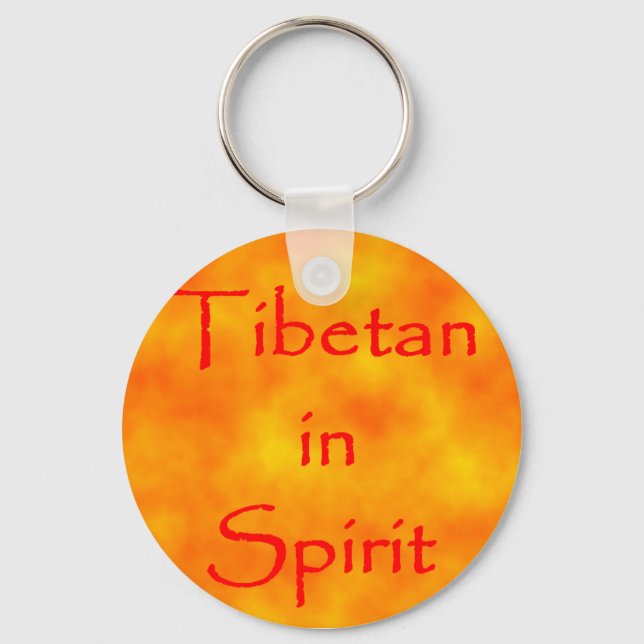 Tibetan in Spirit-keychain Keychain (Front)
