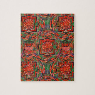 Tibetan Mandala Jigsaw Puzzle