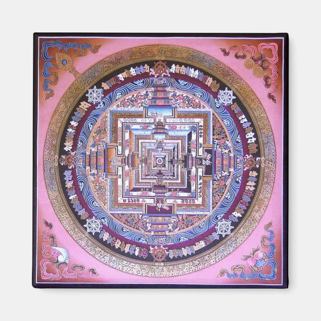 Tibetan Mandala / Magnet / Sera Monastery (Front)