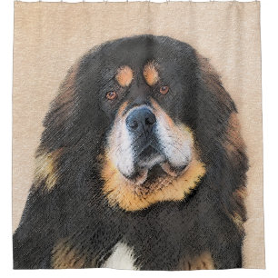 Tibetan Mastiff Painting - Cute Original Dog Art