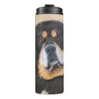 Tibetan Mastiff Painting - Cute Original Dog Art