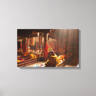 Tibetan Monk Canvas print
